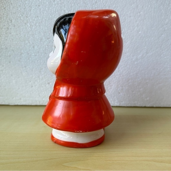 Red Riding Hood Vintage Ceramic Coin Bank - Picture 6 of 11